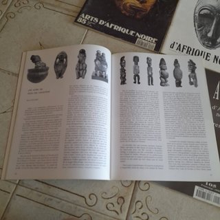Lote de seis revistas Arts d ' Afrique Noir