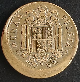 1 Peseta Franco 1966 - ¡Acuñación muy Desplazada!