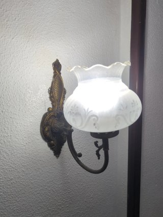4 Apliques de pared antiguos dorados