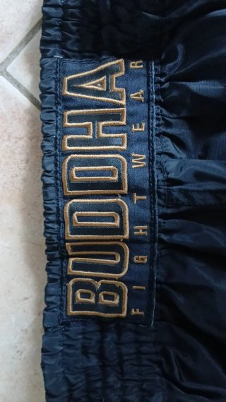 Pantalón Muay Thai Buddha Talla 38 Negro