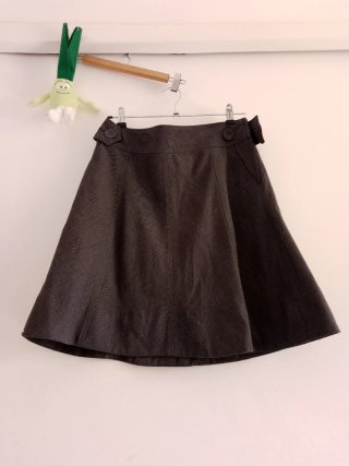 Falda H&M Gris Talla 10