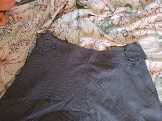 Falda H&M Gris Talla 10