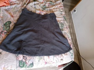 Falda H&M Gris Talla 10