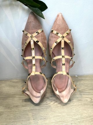 Zapatos Lalebu Mujer Beige/Rosa