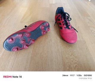 Zapatillas Fútbol Adidas Rojas Talla 36