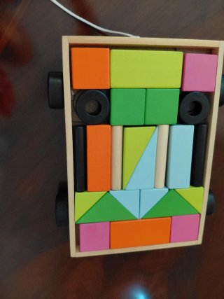 Carrito Bloques Madera Ikea