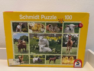 Puzzle Schmidt 100 Piezas Animales Bebés