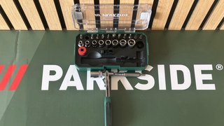 Parkside Juego de puntas y carraca de precisión