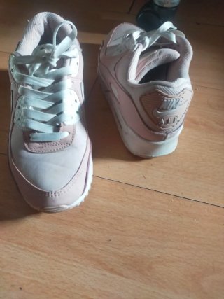 Zapatillas Nike Mujer Talla 36.5 Beige/Rosa