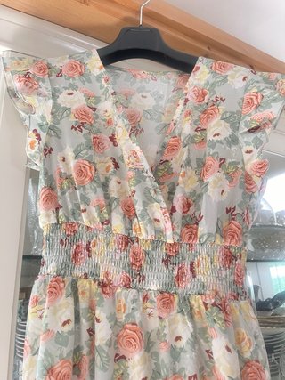 Vestido largo floral