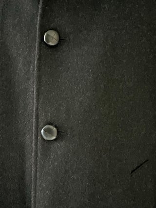 Cappotto Loden Uomo Nero Tg 52