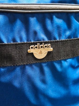 Mochila Vintage Adidas Azul Marinho