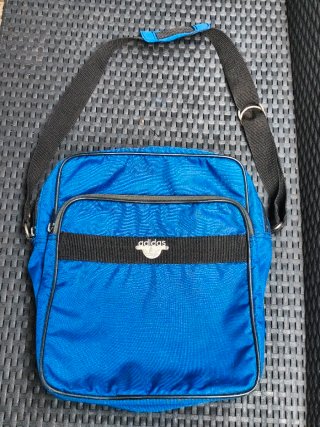 Mochila Vintage Adidas Azul Marinho