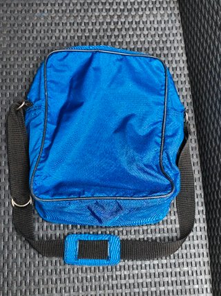 Mochila Vintage Adidas Azul Marinho