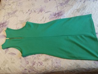 Vestido midi con textura