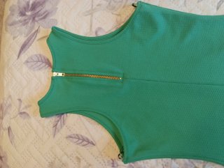 Vestido midi con textura