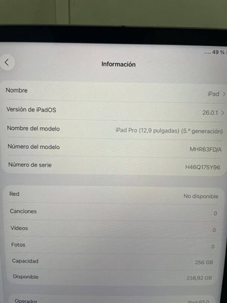 iPad Pro 12.9 pulgadas 5ª Gen Plata
