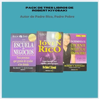 Pack de 3 libros de Robert Kiyosaki, Debolsillo