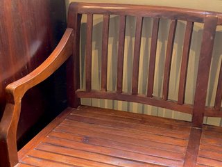 Banco Rústico de Madera Maciza - URGE VENDER!