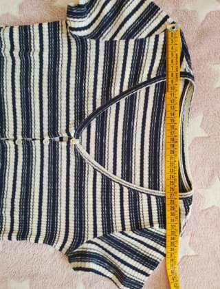 Top Brownie Rayas Verano Talla XS-S