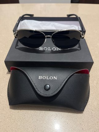 Gafas de Sol Aviador BOLON Plata Nuevas