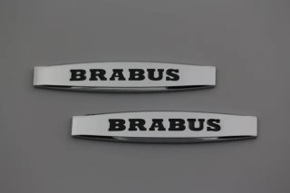 EMBLEMA LOGO MERCEDES BRABUS CROMADO