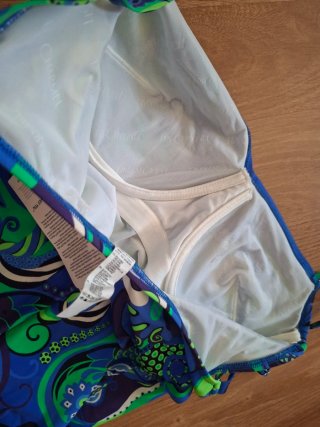 Bañador estampado azul y verde Lise Charmel