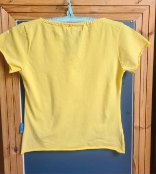 Camiseta amarilla vintage Ágatha Ruiz de la Prada