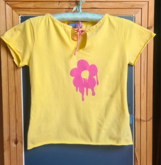 Camiseta amarilla vintage Ágatha Ruiz de la Prada