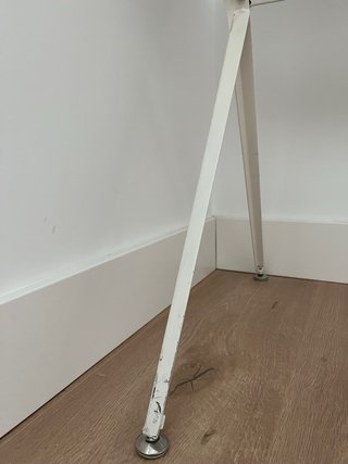 Conjunto Escritorio y Silla Gris/Blanco