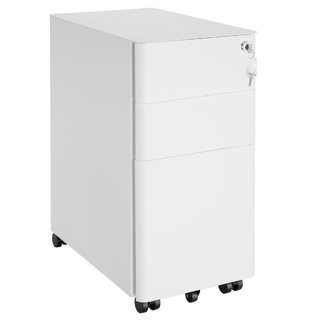 Armadietto per pratiche con rotelle Parvus, 2 cassetti, 1