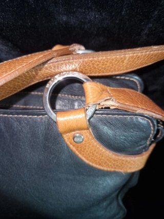 Bolso Balenciaga Negro y Marrón Piel