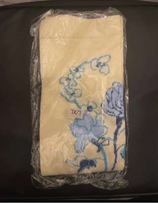 Calcetines compresión japoneses amarillo/azul