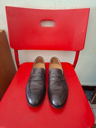 Mocasines de Cuero Bata Marrones