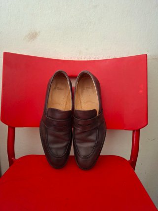 Mocasines de Cuero Bata Marrones