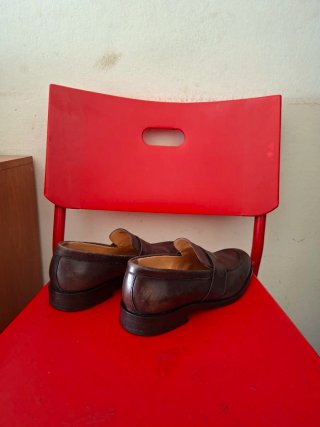 Mocasines de Cuero Bata Marrones