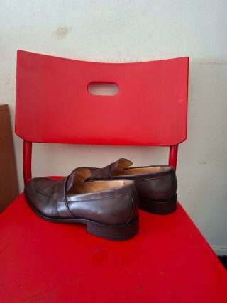 Mocasines de Cuero Bata Marrones