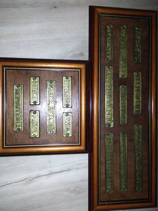 Metopa, Placa Metálica Decorativa Respeto