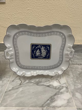 Juego de Porcelana Azul y Blanco