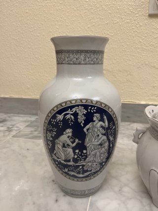 Juego de Porcelana Azul y Blanco