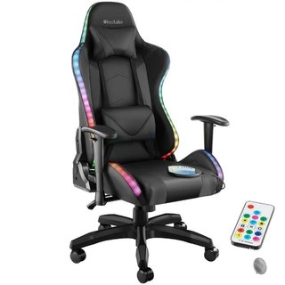Sedia da gioco Tartaros, LED, funzione massaggio · Plastica