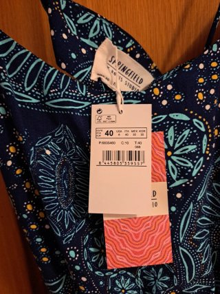 Mono Largo Mujer Verano Azul