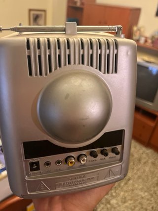 Televisor Antiguo Plata