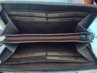 Cartera Pikolinos Piel Trenzada Marrón