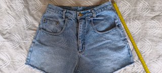 Shorts vaqueros desgastados
