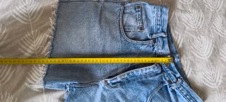Shorts vaqueros desgastados