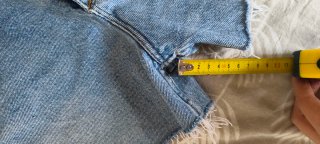 Shorts vaqueros desgastados