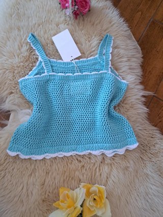 Top Zara Niña Crochet Nuevo con Etiqueta.