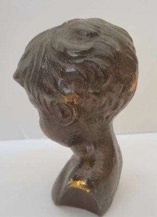 Escultura Busto Infantil ppio s XX - Decoración