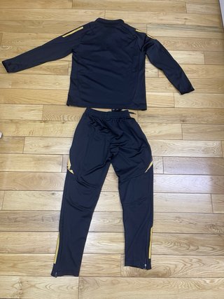 Conjunto Chándal Real Madrid Adidas Negro/Dorado